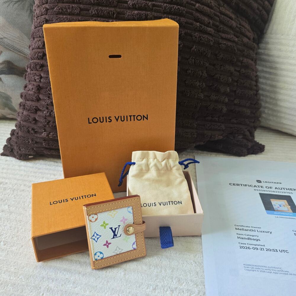 RARE LV x Murakami Multicolore White Photo Holder — Tianjin 2008 VIP Full Set